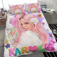 Lovely Karol G Manana Duvet Cover Pillowcase Bedding Set