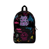 Jinx Was Here Backpack, Anime Fan Art, Gift For Comic Lover