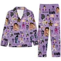 Elvis Presley Pajamas Set, Elvis Presley Long Sleeve Pyjamas Set