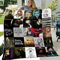 Stevie Nicks Blanket Music Fleece Blanket