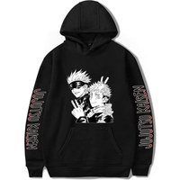 Jujutsu Satoru Hoodie Yuji Itadori Cosplay Costume Long Sleeve Sweatshirt Pullover With Pockets