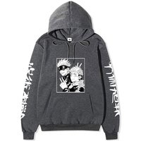 Jujutsu Kaisen Hooded Sweatshirts Anime Jujutsu Kaisen Graphic Hoodie Gojou Itadori Yuji Pullover Top For Unisex