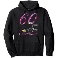 60 Year Old Shirt Awesome Floral 1961 60th Birthday Hoodie