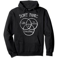 Don't Panic 42 Answer To Life Universe And Everything Pullover Hoodie