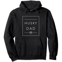 Siberian Husky Lover Dog Dad Crewneck, Husky Dog Dad Pullover Hoodie