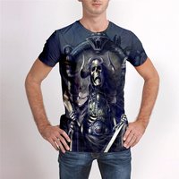 Unisex Tee T Shirt 3d Print Graphic Prints Skull Short Sleeve Casual Tops Fashion