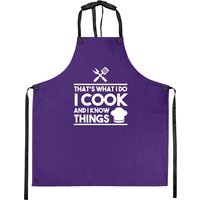 Cook Lover That's What I Do I Cook And I Know Things Apron