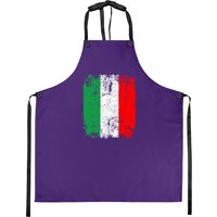 Italy Flag Vintage Distressed Apron