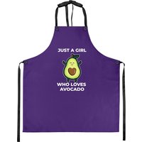 Just A Girl Who Loves Avocado Apron