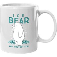 Cn We Bare Bears Ice Bear Will Protect You Coffee Mug