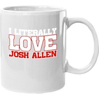 I Literally Love Josh Allen Buffalo Football Coffee Mug