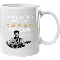 Yes, I'm Old But I Saw Elvis Presley On Stage Coffee Mug