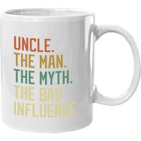Uncle The Man The Myth The Bad Influence Brother Sibling Coffee. Mug
