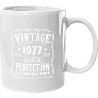 Vintage Made In 1977 46st Birthday Coffee Mug