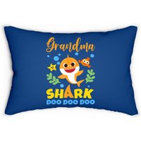 Grandma Shark Gift Baby Shark Family Matching Lumbar Pillow