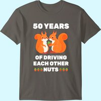 25th 25-year Wedding Anniversary Funny Couple For Him Her T-shirt