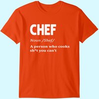 Chef Men's T Shirt Definition