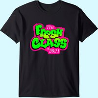 Class Of 2021 Senior Fresh 90's Tv Style Grad For Graduation T-shirt