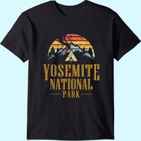 Vintage Yosemite National Park Campfire T Shirt