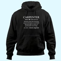 Carpenter Definition Hoodie Woodworking Carpentry Hoodie