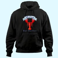 Maine State Bar Harbor Lobster Hoodie