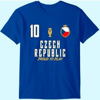 Fan Czech Republic National 10 Soccer Team Football Player Premium T-shirt