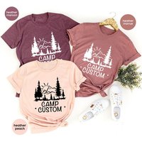 Camp Camping Matching Family Custom T-shirt