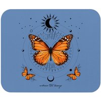 Monarch Butterfly Celestial Butterfly Sun Moon Phase Gift Mouse Pad