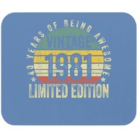 40 Year Old Gifts Vintage 1981 Limited Edition 40th Birthday Mouse Pad