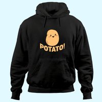 Cute Potato Smiling Tee Hoodie