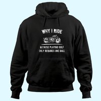 Why I Ride Motorcycle Riders Vintage Hoodie