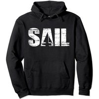 Distressed Look Sailing Gift For Sailors & Skippers Hoodie