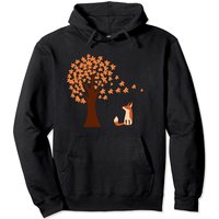 Fall Leaves Fox Love Pullover Hoodie