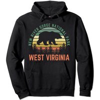 New River Gorge National Park West Virginia Bear Nature Pullover Hoodie
