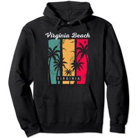 Virginia Beach Summer Tropical Neptune City Pullover Hoodie