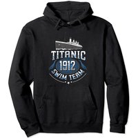 Funny Swimming Titanic 1912 Cruise Swim Tea Pullover Hoodie