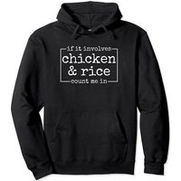 Bodybuilding Fitness Chicken Rice Pullover Hoodie
