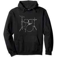 Musical Instrument Drums Pullover Hoodie