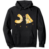 Mac Noodle And Cheese Cartoons In Love Pullover Hoodie