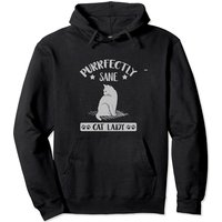 Purrfectly Sane Cat Lady Pullover Hoodie