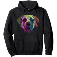 Colourful Dog Great Dane Pullover Hoodie