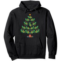 Sea Turtle Christmas Tree Pullover Hoodie