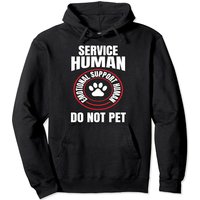 Emotional Support Human Service Dog Joke Pullover Hoodie