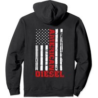 American Diesel Flag Hoodie Sweatshirt Truck Turbo Brothers