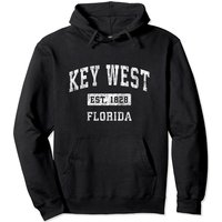 Key West Florida Vintage Established Sports Design Pullover Hoodie