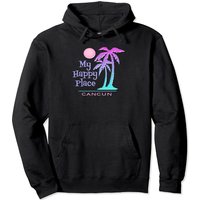 Cancun Souvenir Hoodie Palm Tree Happy Beach Sweatshirt