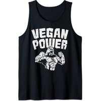 Vegan Power Gorilla Weight Lifting Gym Raw Food Muscle Tank Top