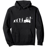 Forklift Driver Evolution Funny Jokes Forklift Operator Pullover Hoodie