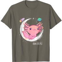 Space Axolotl Kawaii Pastel Goth T Shirt