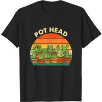 Pot Head Gardening Cactus T-shirt